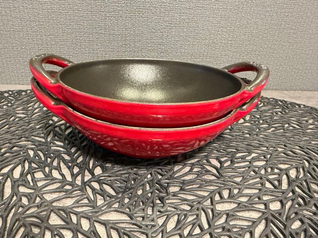 staub ベビーウォック レッド　16cm 2つセット
