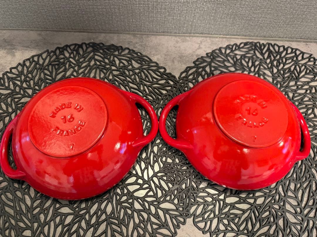 staub ベビーウォック レッド　16cm 2つセット