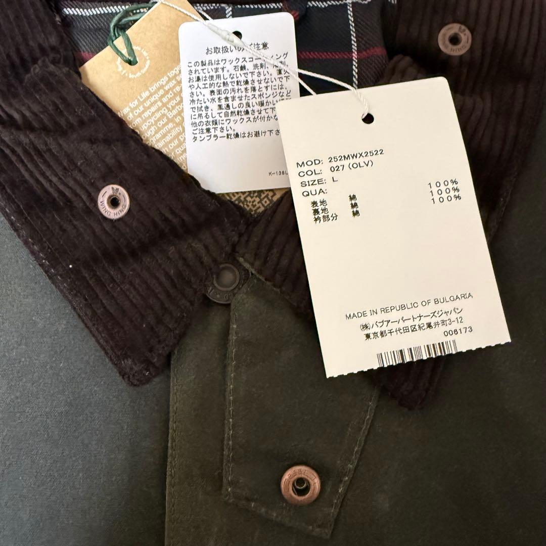 希少新品タグ付Barbour Levi’s Type2 ワックス ジャケット　L