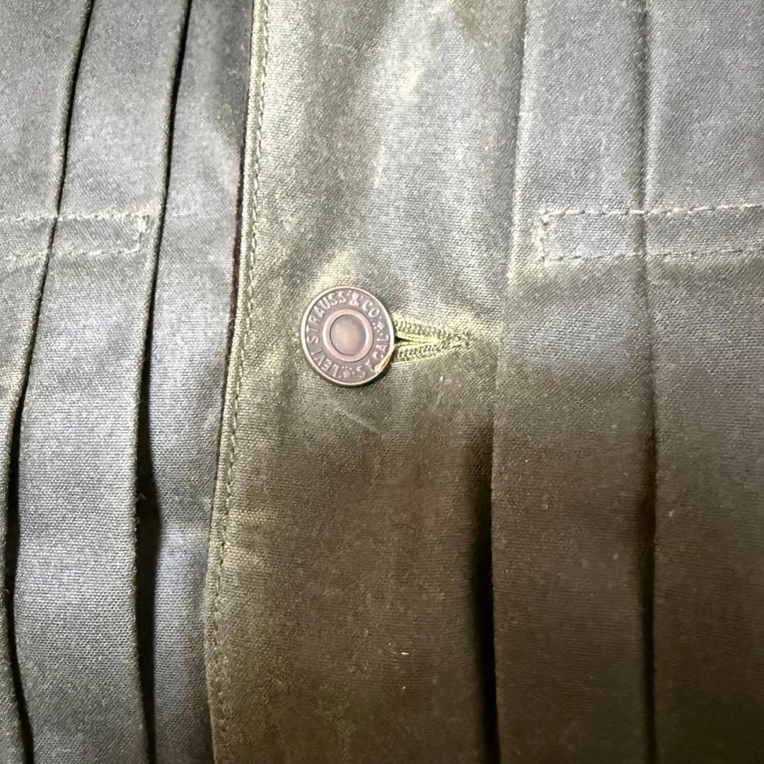 希少新品タグ付Barbour Levi’s Type2 ワックス ジャケット　L