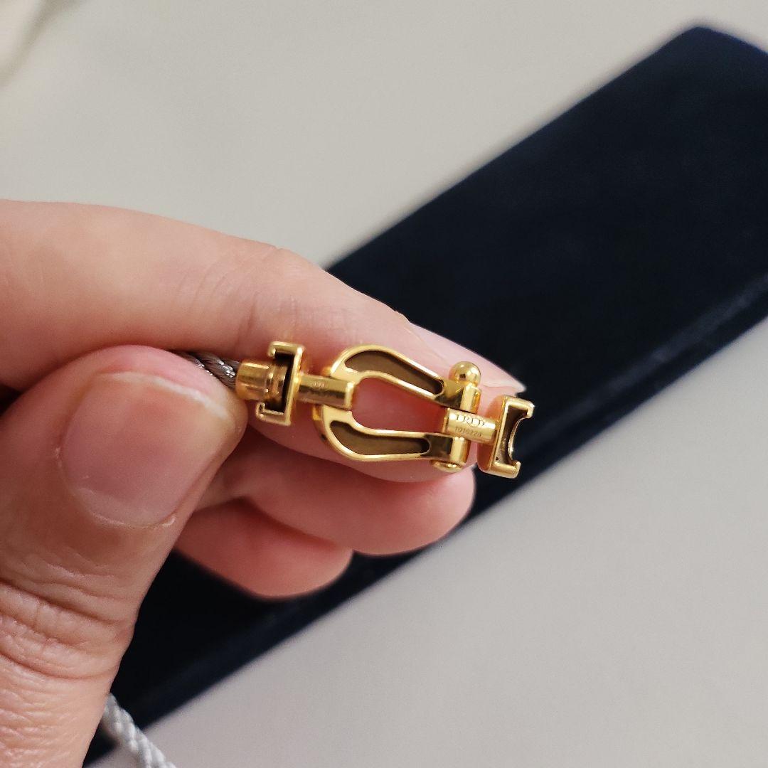 フレッドフォース10ブレスレットK18 ダイヤモンド FRED 18金