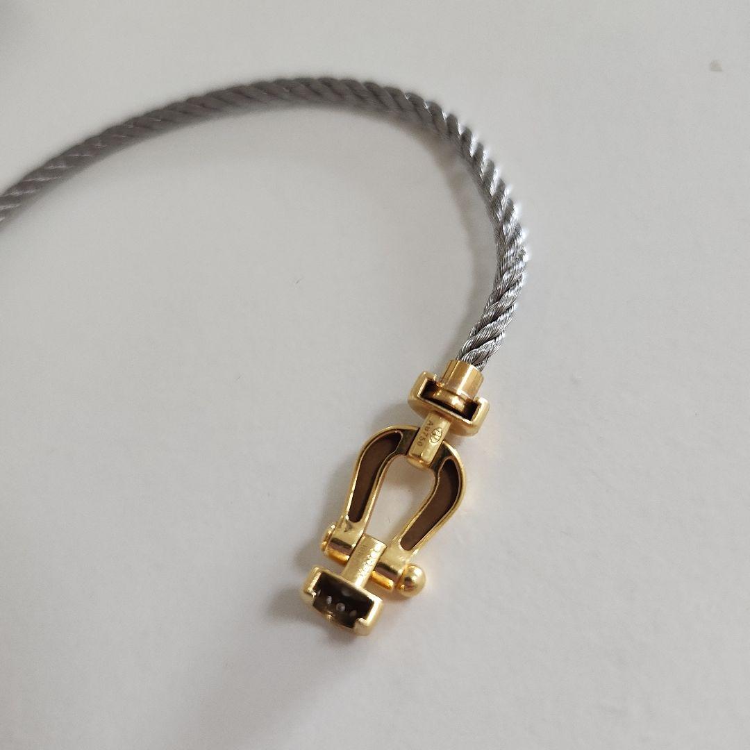 フレッドフォース10ブレスレットK18 ダイヤモンド FRED 18金