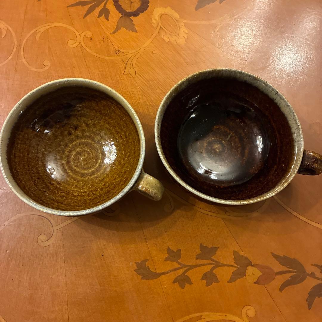 余宮隆　スープカップ　2点