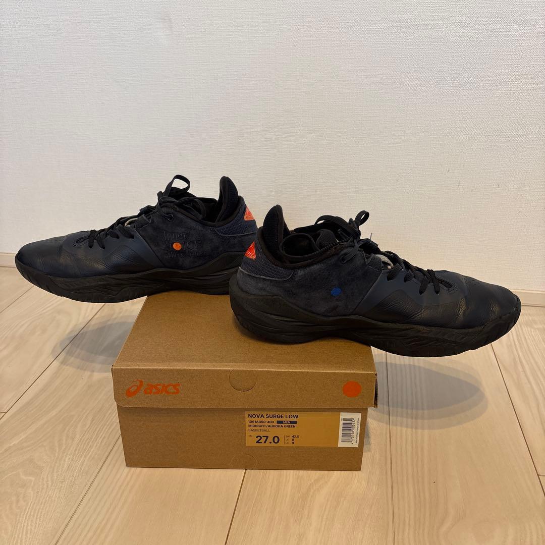 シューズ(男性用) ballaholic asics nova surge low 27cm