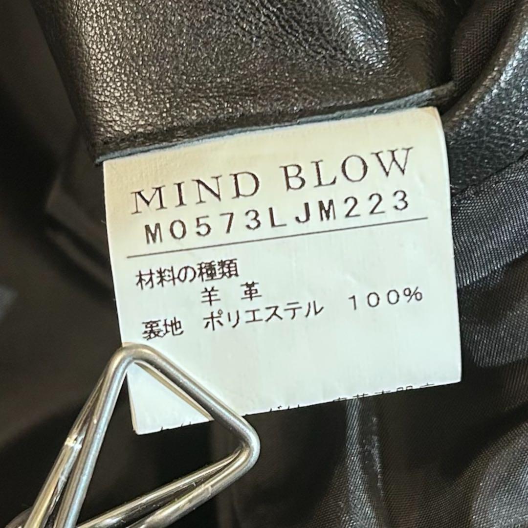 美品 ラトルトラップ 羊革 シングルライダースジャケット 黒 M メンズビギ y