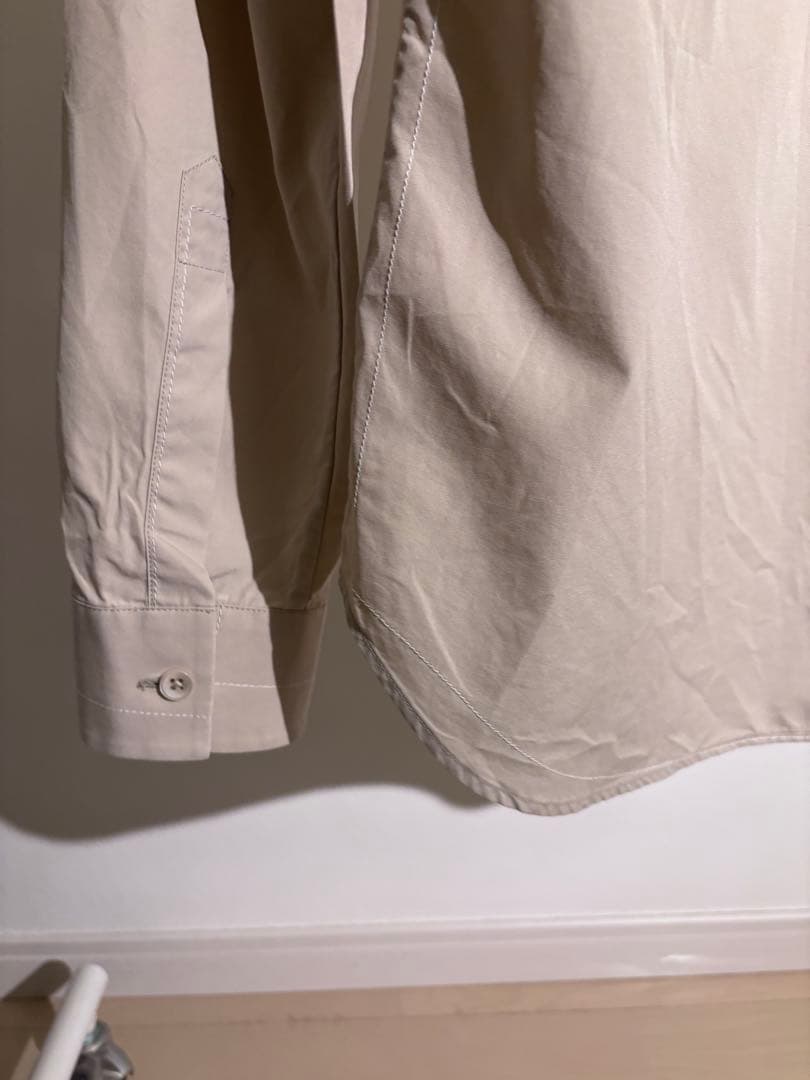 Maison Margiela ステッチデザインベージュシャツ