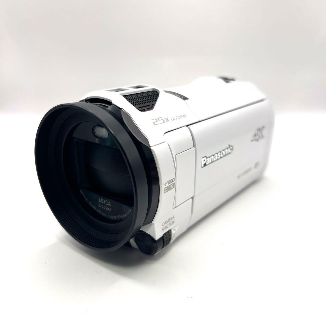 超美品　Panasonic HC-VX985M 4Kビデオカメラ　ホワイト