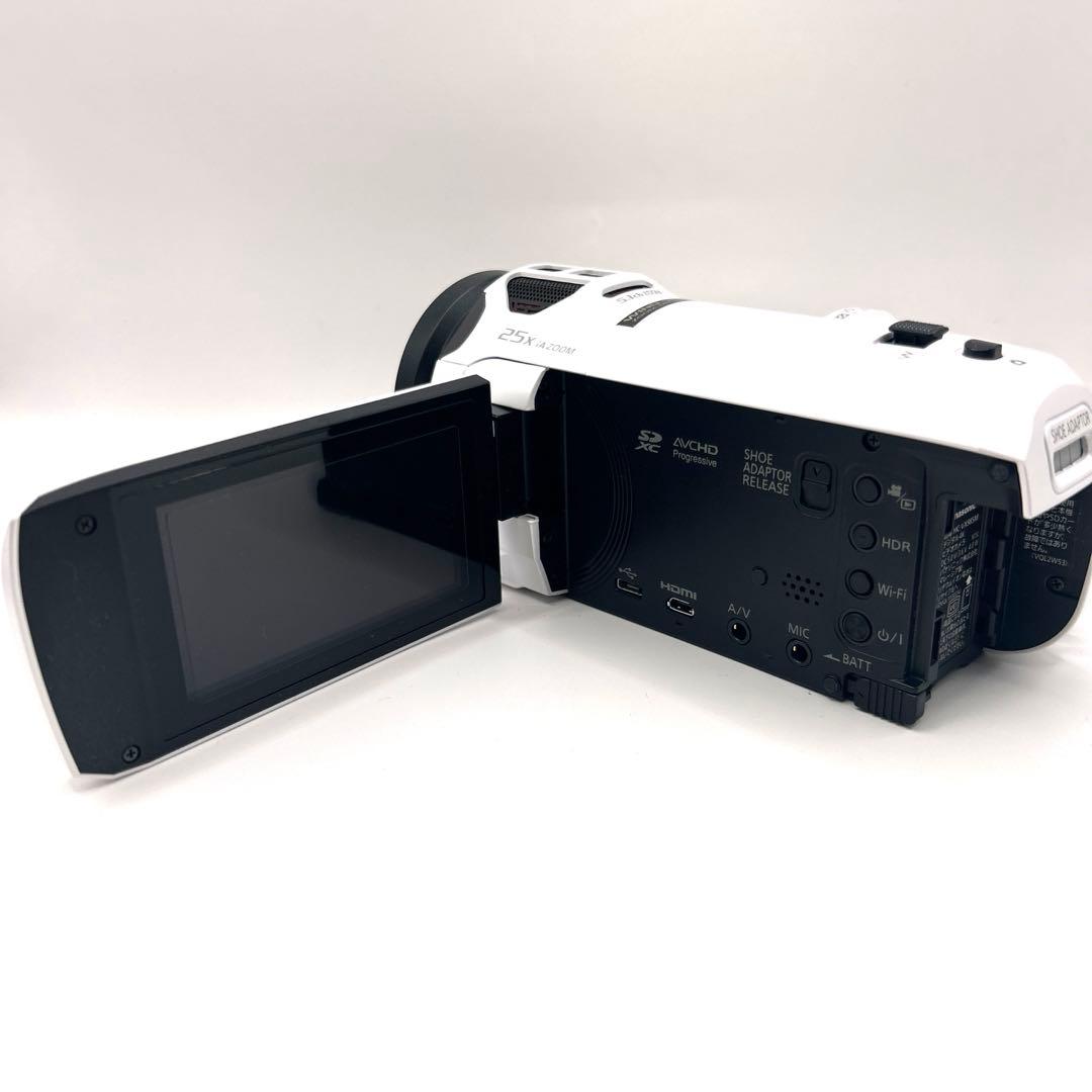 超美品　Panasonic HC-VX985M 4Kビデオカメラ　ホワイト