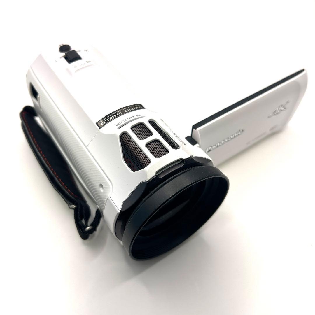 超美品　Panasonic HC-VX985M 4Kビデオカメラ　ホワイト