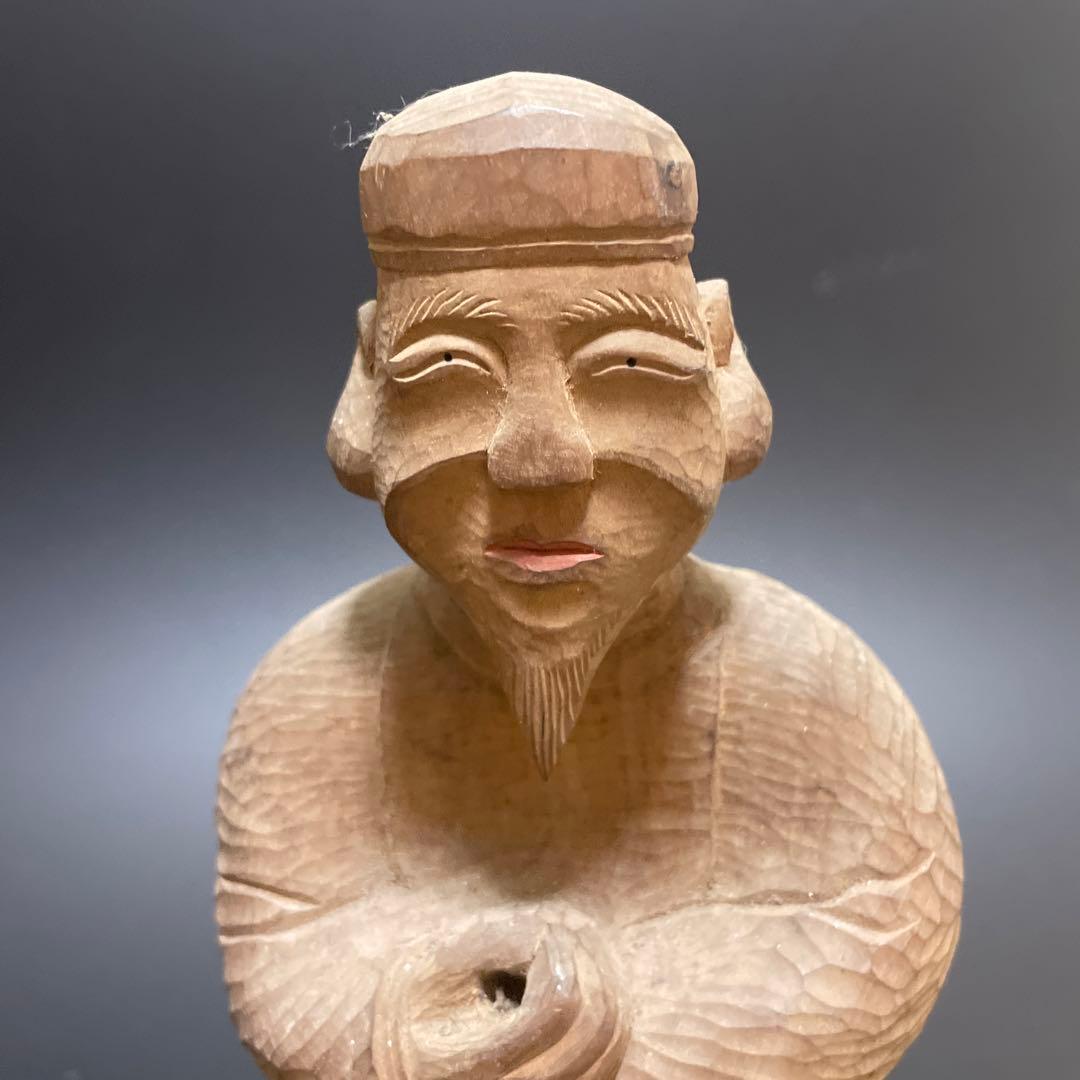 時代物　木喰仏　在名あり　仏像