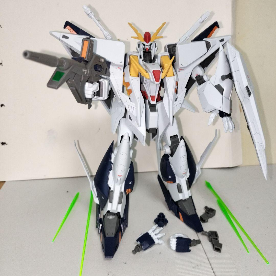 H*】様 HG 1/144 クスィーガンダム 閃光のハサウェイ 塗装完成品 ガン
