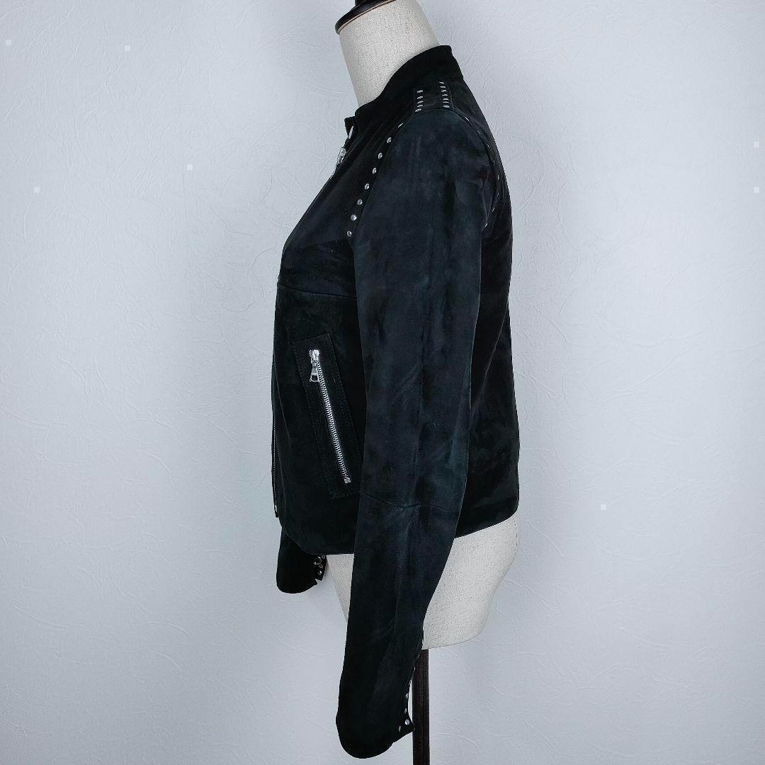 【a021】Theory セオリー 美品 レザー ジャケット 羊革 スエード S