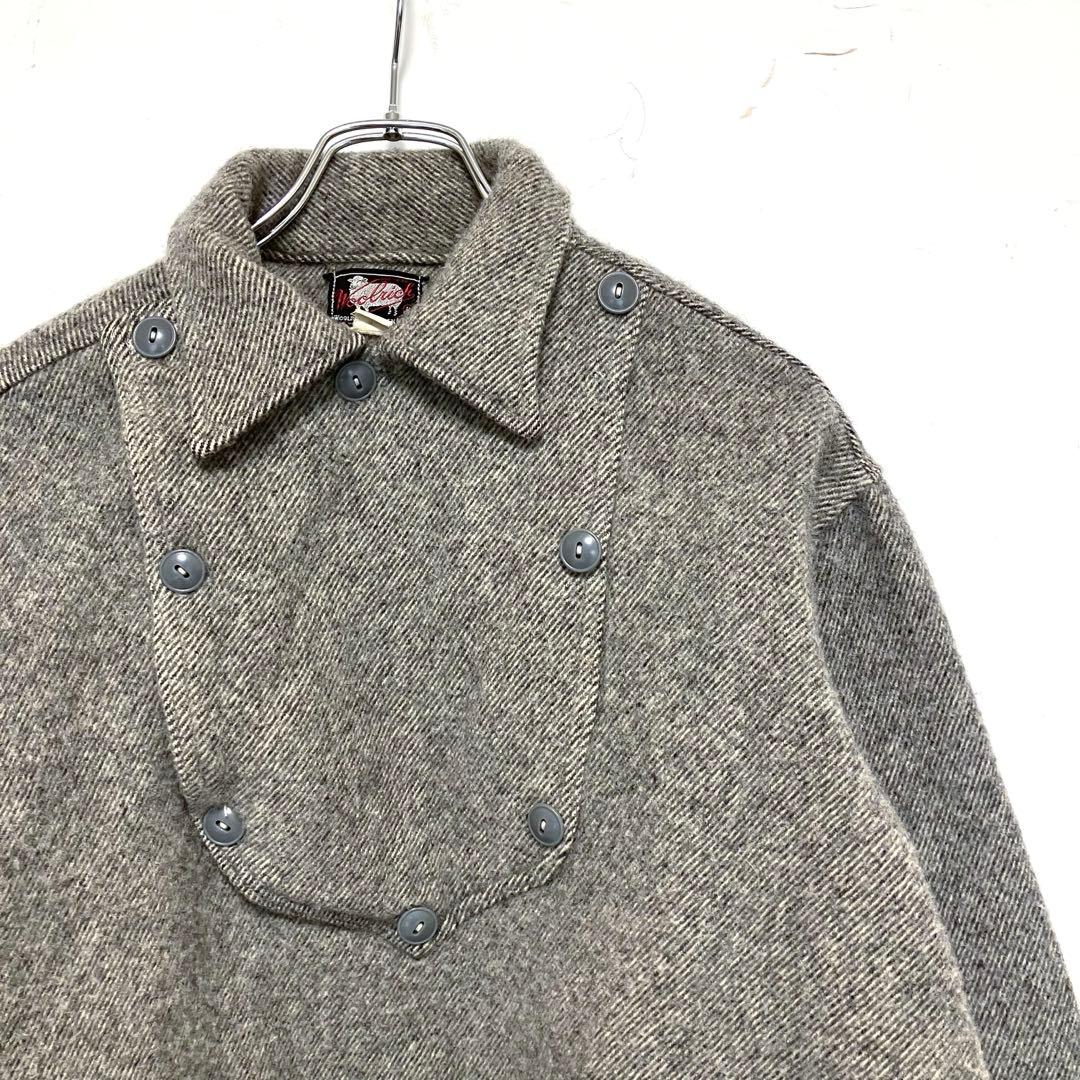り*ん様 希少 50s vintage woolrich ビブシャツ プルオーバ