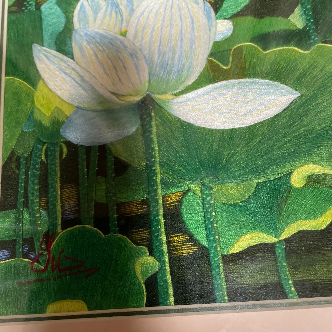 刺繍絵画　ベトナム 40×50