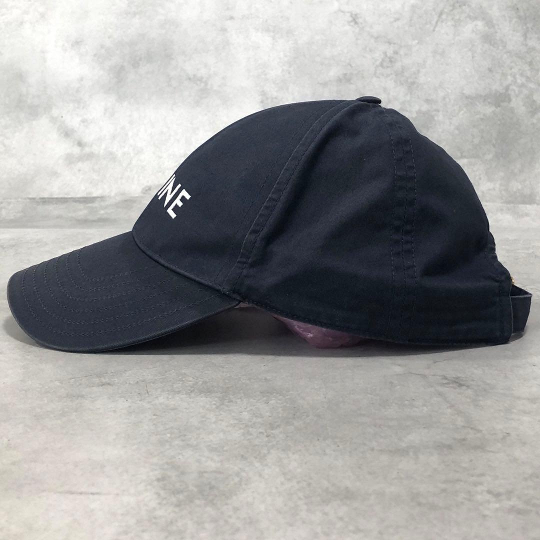 美品✨CELINE ロゴ デニムブルー ベースボールキャップ Sサイズ 正規品