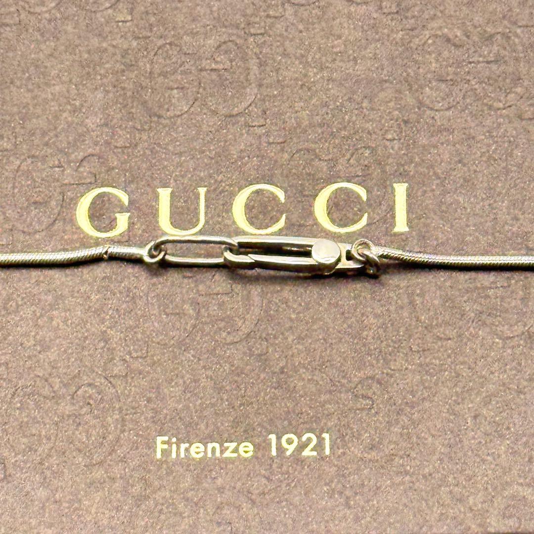 美品 GUCCI ネックレス ティアドロップ シルバー 925 XL