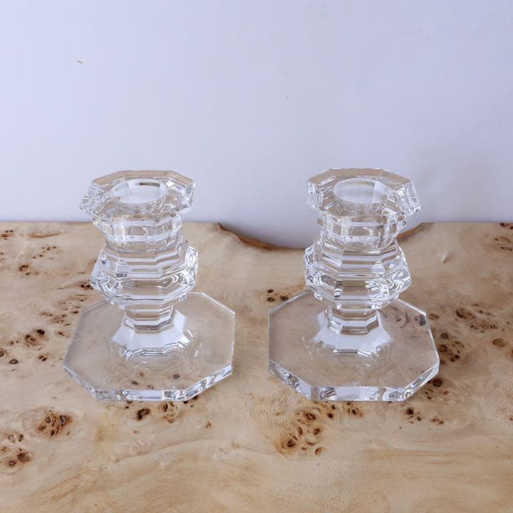 アンティークバカラ　ブジョワール　燭台　4個セット