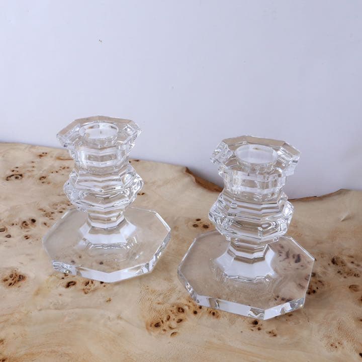 アンティークバカラ　ブジョワール　燭台　4個セット