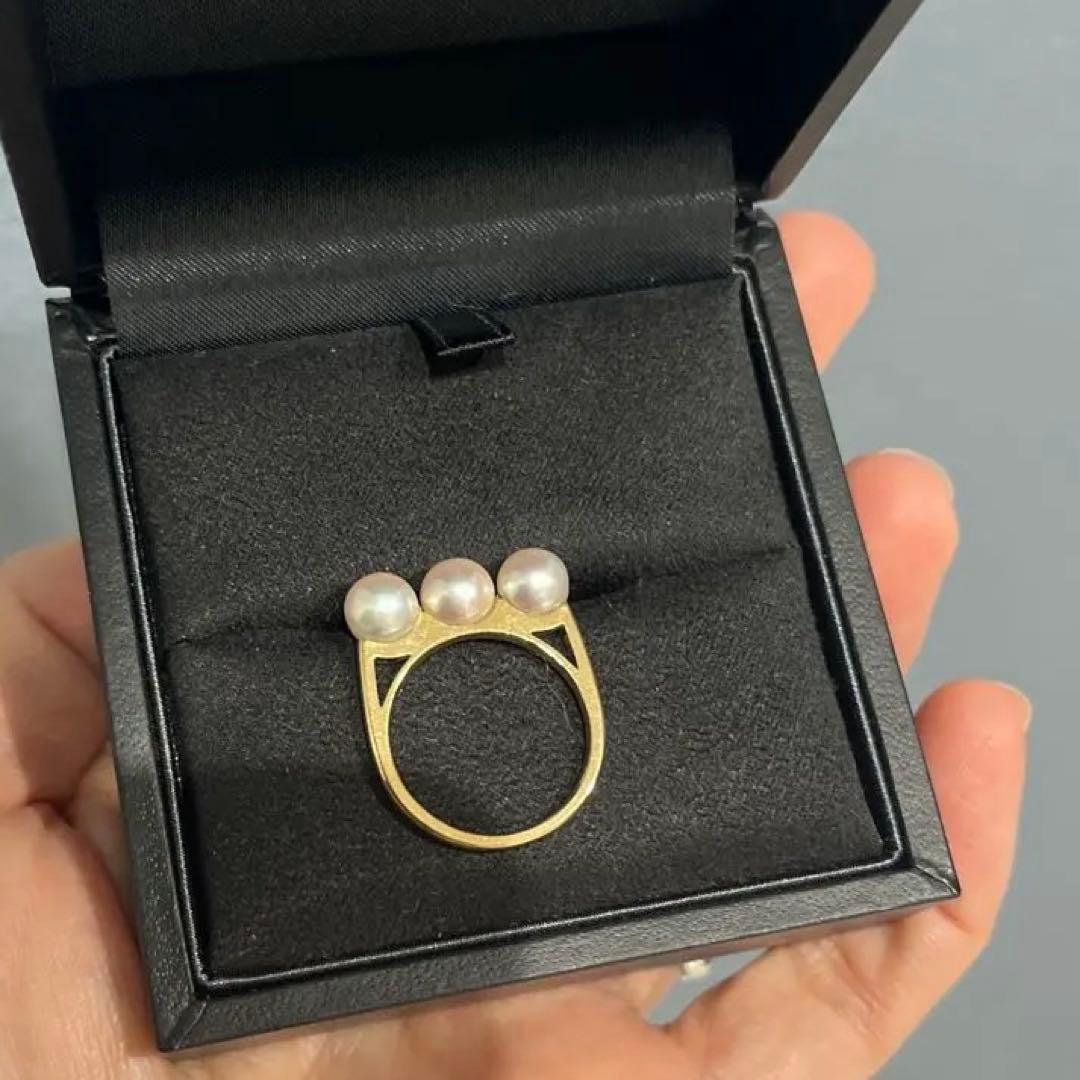 TASAKI バランス プラス リング 13号 K18 箱・保証書付 真珠6mm