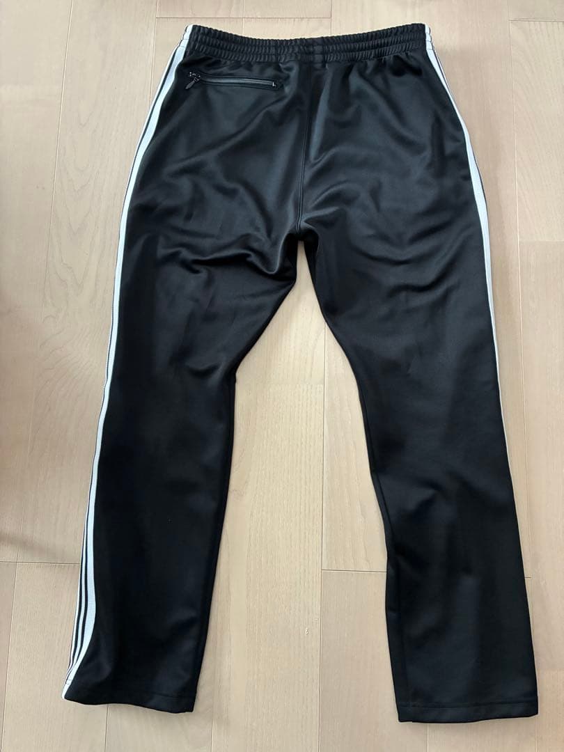 needles ニードルズ ブラック トラックパンツ Lサイズ　ナロー