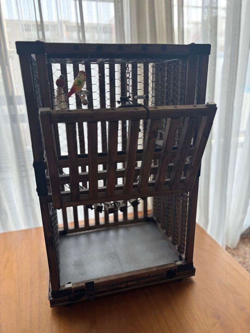 【手作り】アンティーク風　オリジナル鳥籠