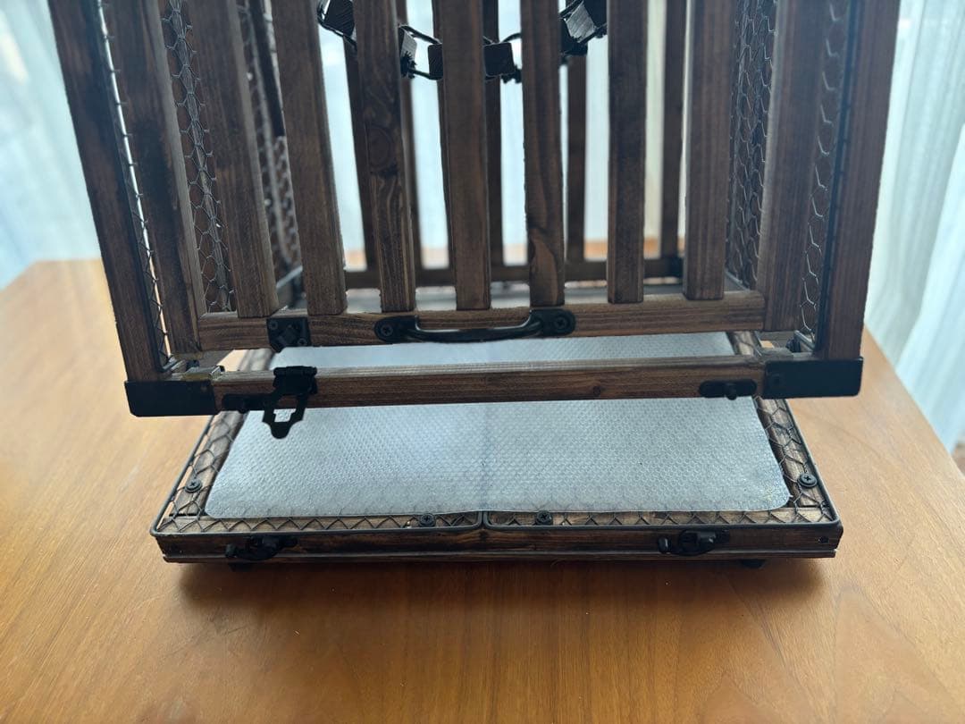 【手作り】アンティーク風　オリジナル鳥籠