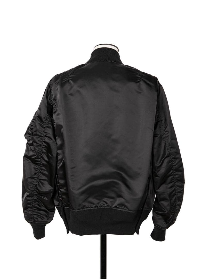 美品 sacai MA-1 ボンバージャケット ブラック 黒 タグ付き メンズ
