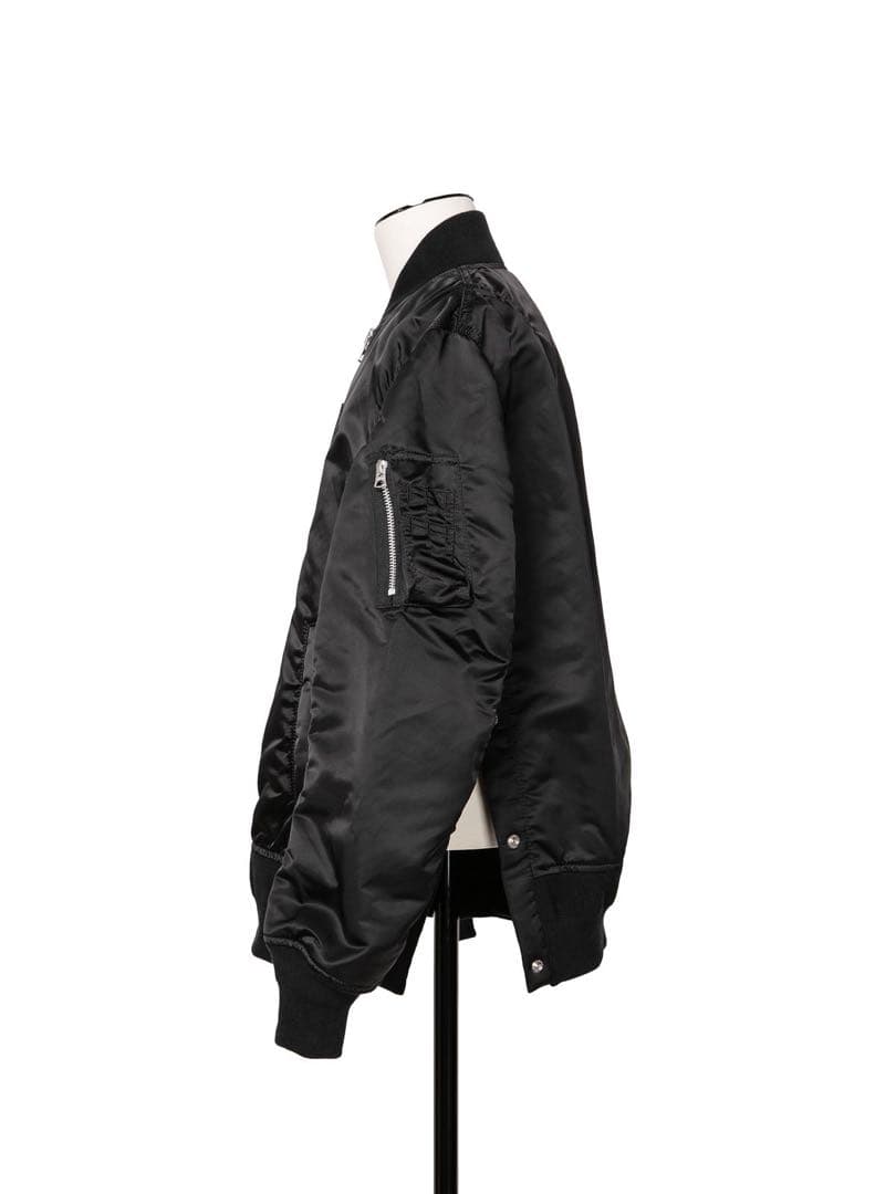 美品 sacai MA-1 ボンバージャケット ブラック 黒 タグ付き メンズ