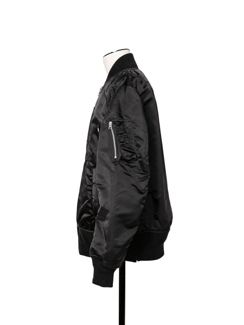 美品 sacai MA-1 ボンバージャケット ブラック 黒 タグ付き メンズ