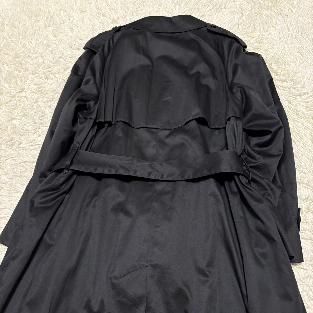 美品 Burberrys ブラック 黒 トレンチコート ロング マキシ丈