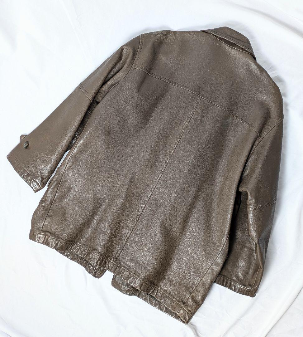 DEADSTOCK 1990s DIOR ビッグポケットレザージャケットコート