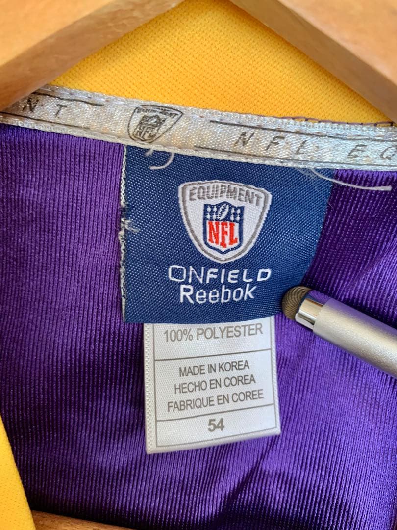 NFL MINバイキングス ブレットファーヴ autoオーセンティックジャージー