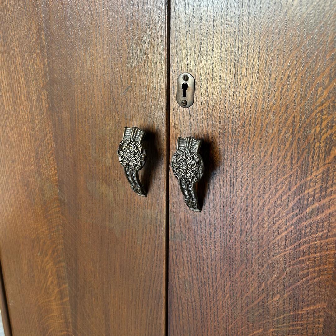 アンティーク 家具 ジェントルマン ワードローブ 英国製 522A