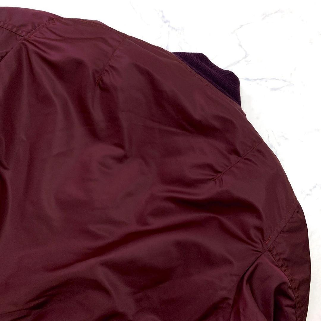 希少カラー★90s USA製 greenbrier MA-1 ボルドー　D433