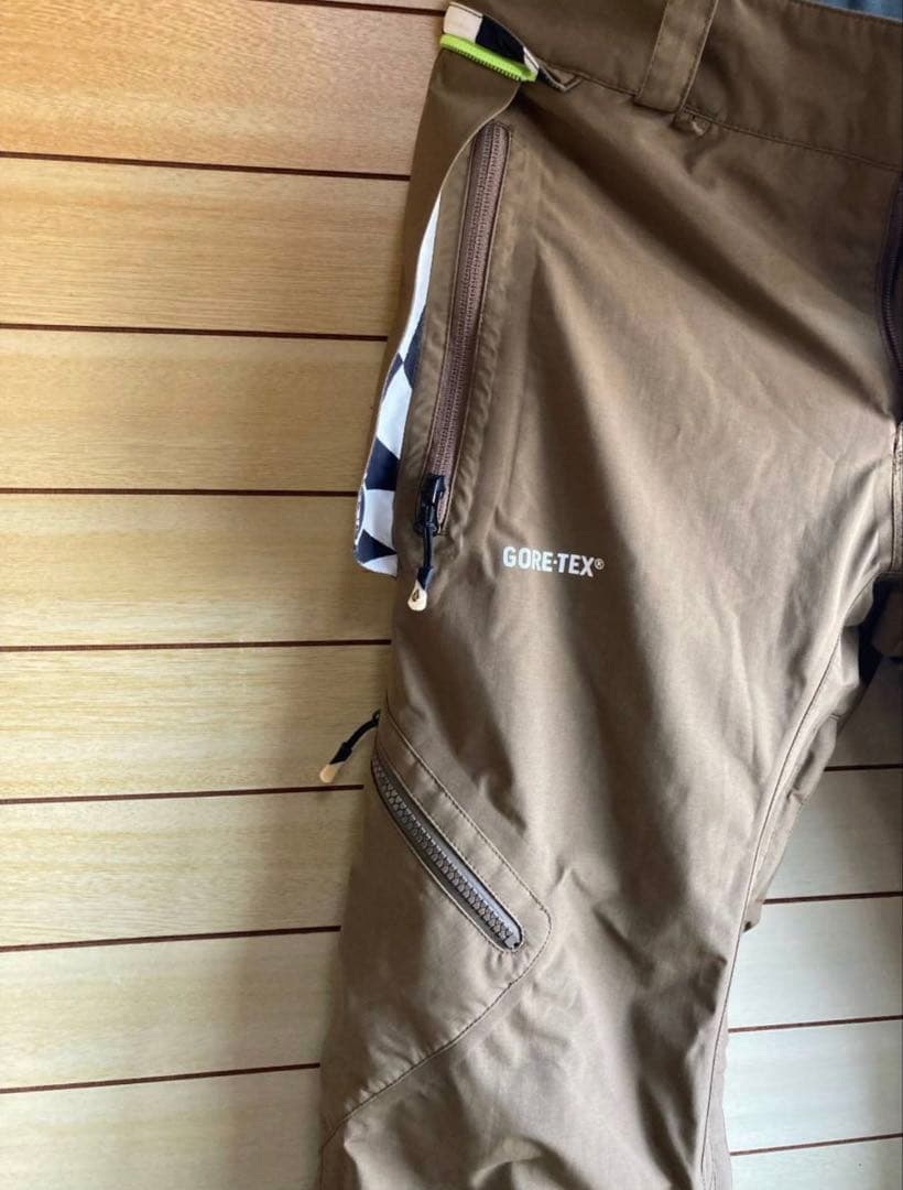VOLCOM GORE-TEX スノーボードパンツ ブラウン SPサイズ