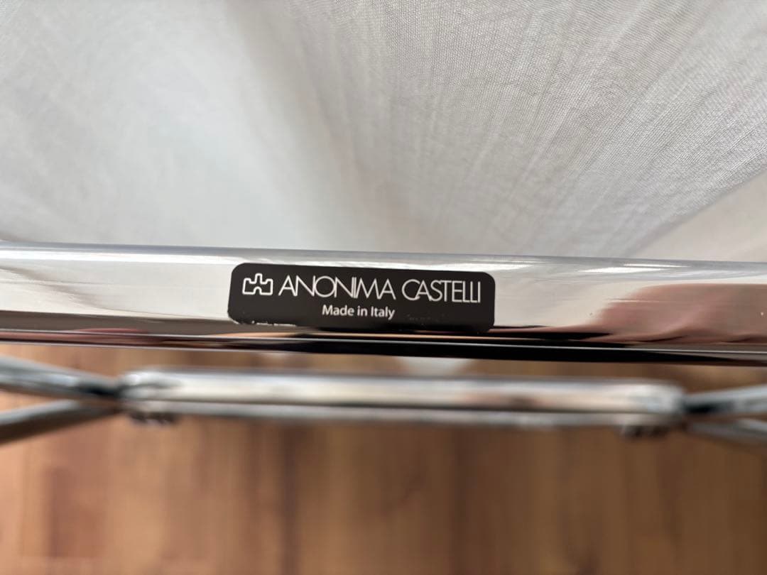 新品同様！Plia chiar クリア折りたたみ椅子