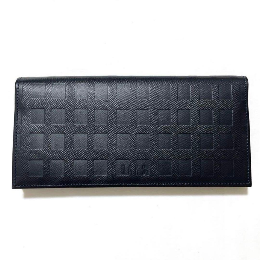 新品　DAKS ダックス　紳士用　本革　日本製　長財布　ブラック