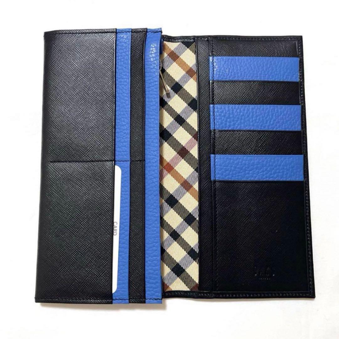 新品　DAKS ダックス　紳士用　本革　日本製　長財布　ブラック