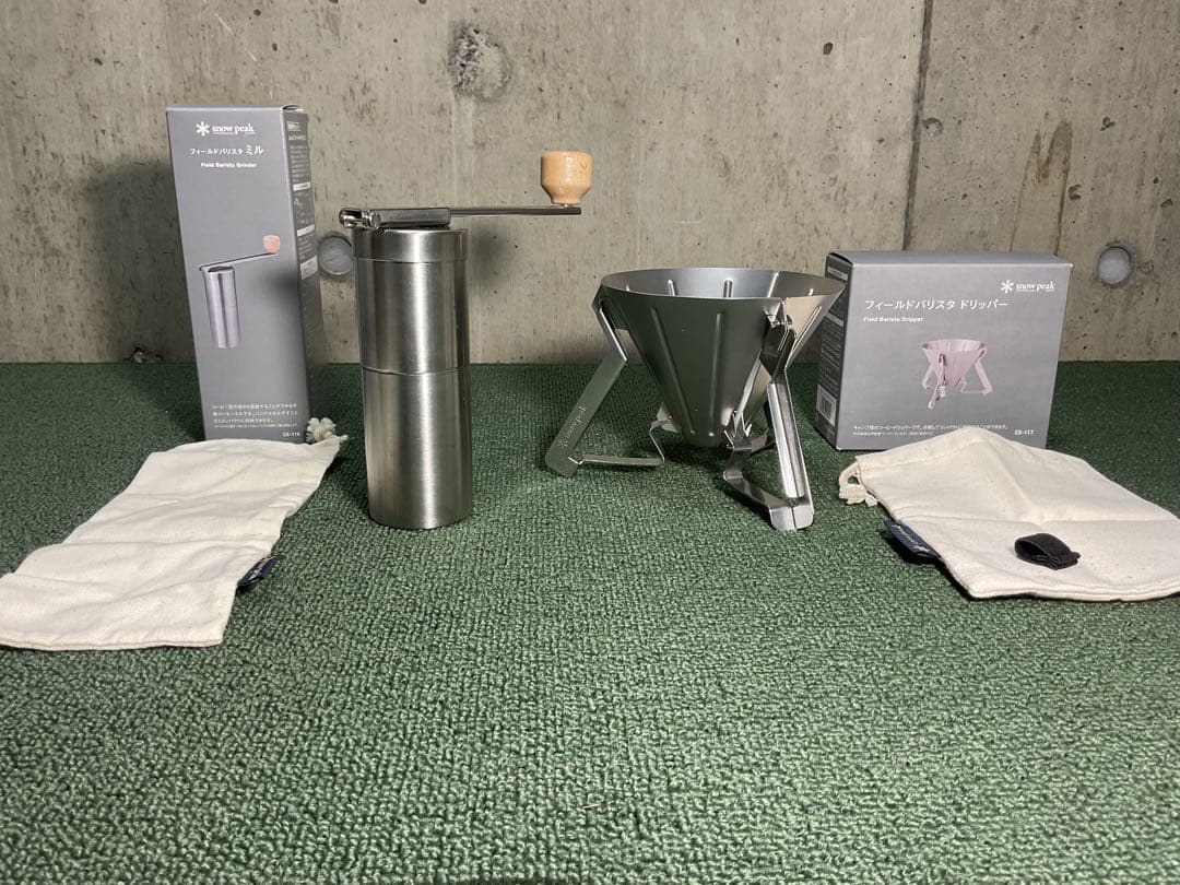極美品 フィールドバリスタ ミル ＆ ドリッパー スノーピーク