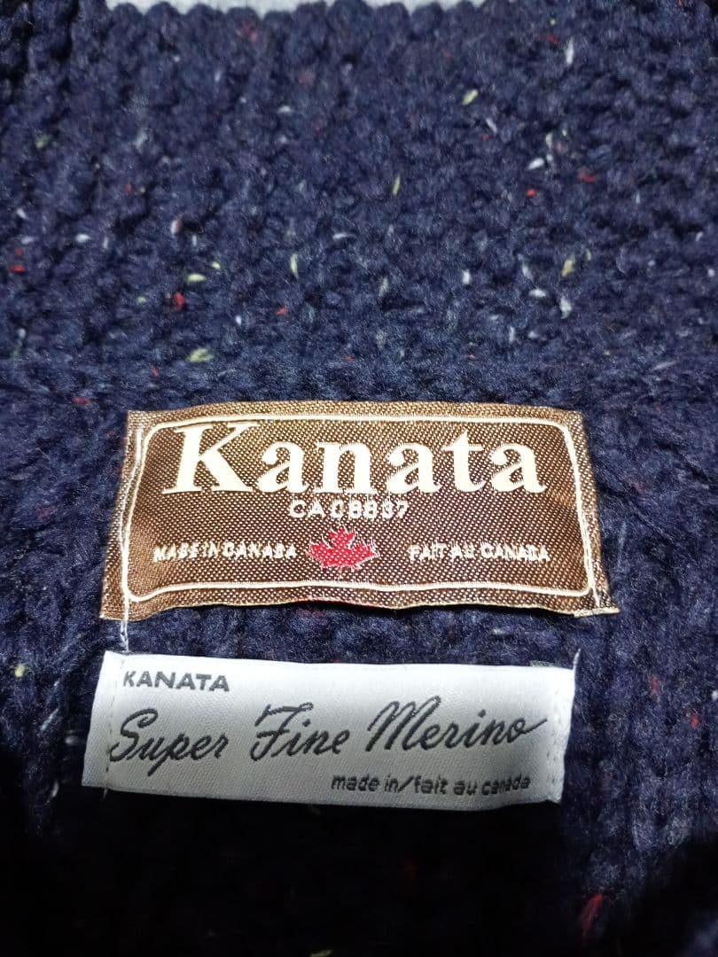 KANATA ニットカーディガン カナダ製