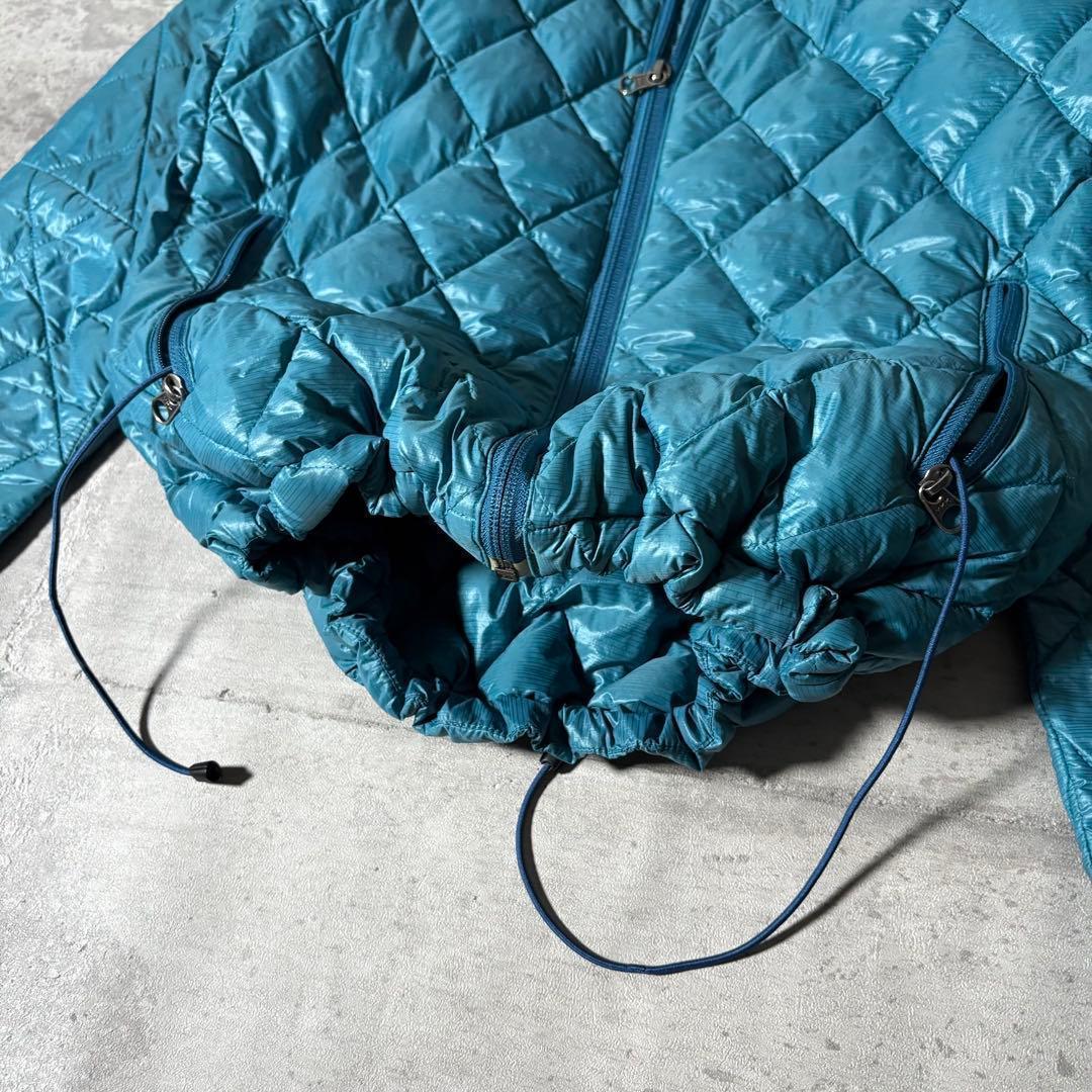90-00s OLD Marmot ダイヤキルト パファージャケット ターコイズ