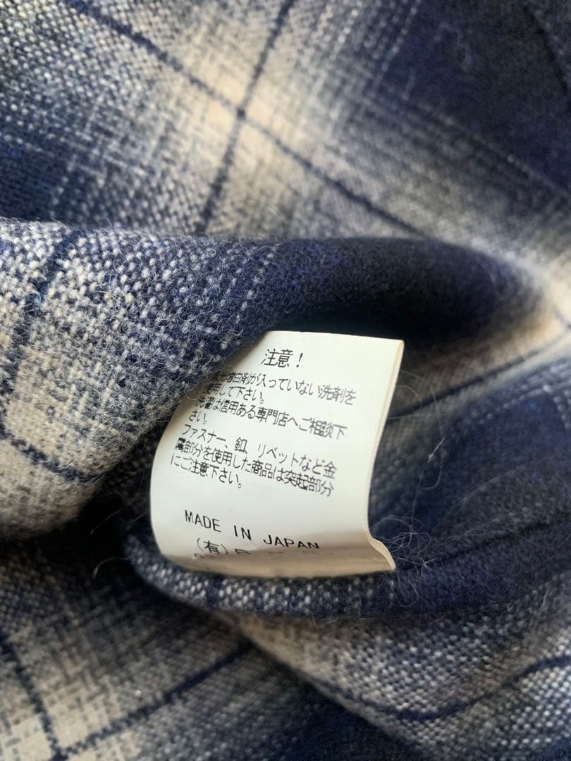 RATS WOOL OMBRE CHECK SHIRT キムタク 50s 60s