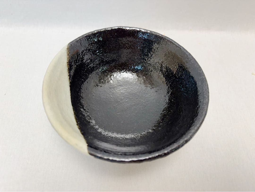 未使用 茶道具 松楽作 黒楽数茶碗 5客陶印 煎茶 茶器 茶事 茶席 茶会 紙箱