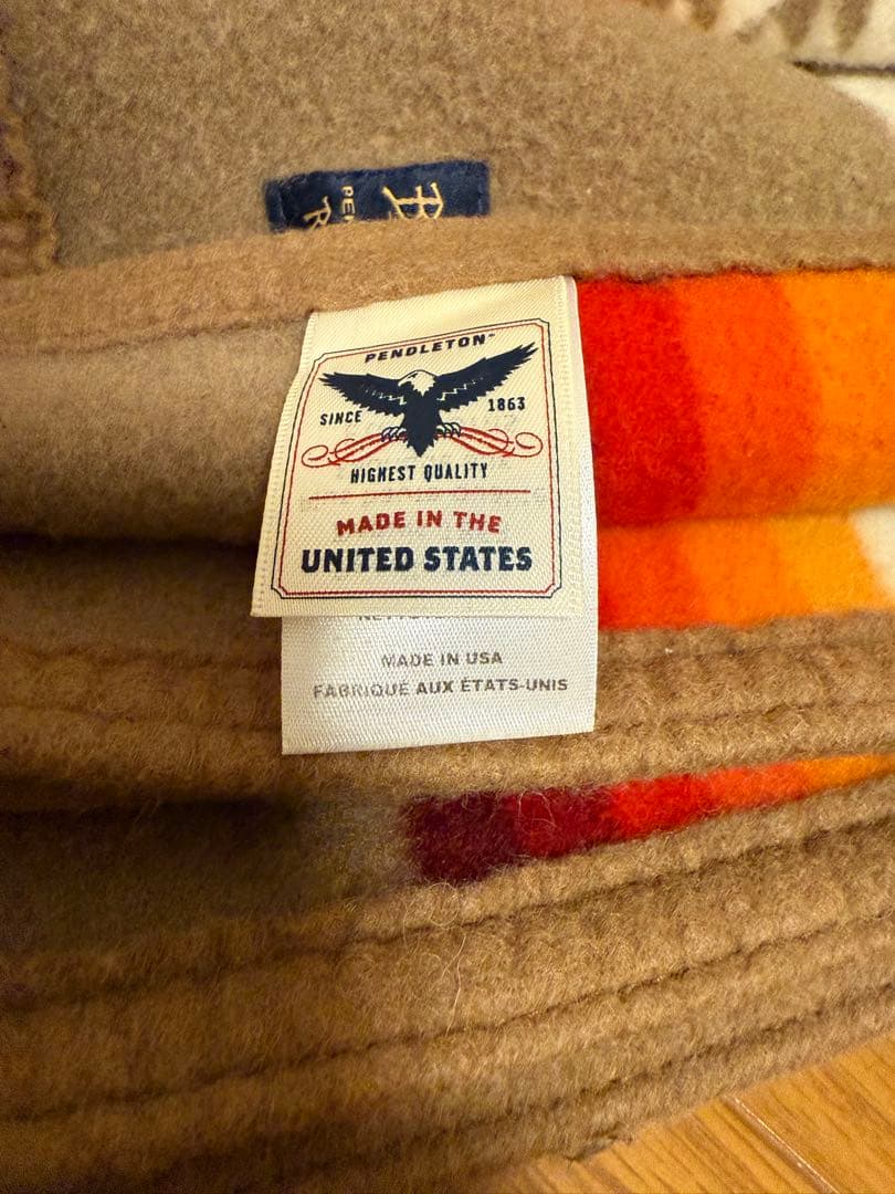 USA製 特大Pendleton Beaver State ブランケット