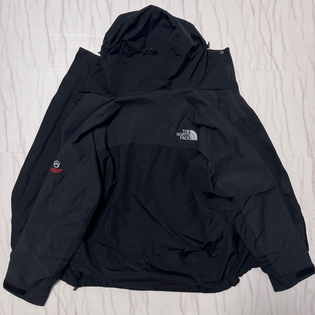 希少✨XL ノースフェイス マウンテンパーカ ゴアテックス 赤サミット ブラック