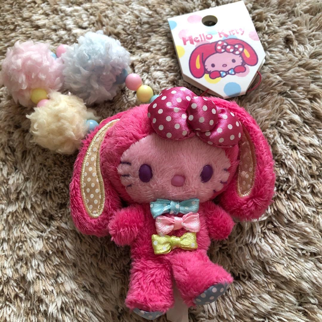 Hello Kitty ハローキティ　ストラップ　マスコット　ぬいぐるみ　激レア