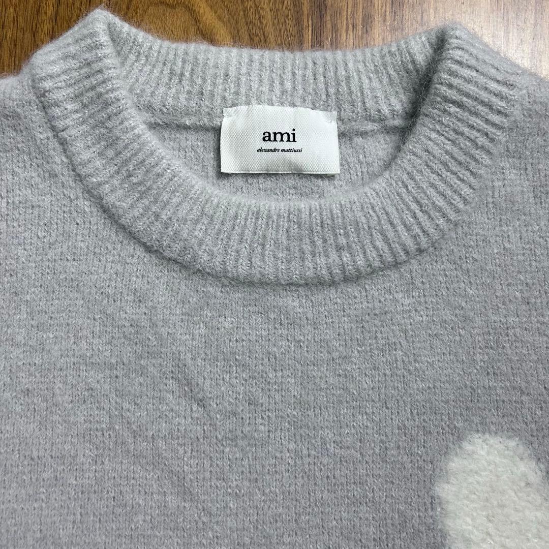 Ami Paris アミパリス ハートロゴ ニットセーター
