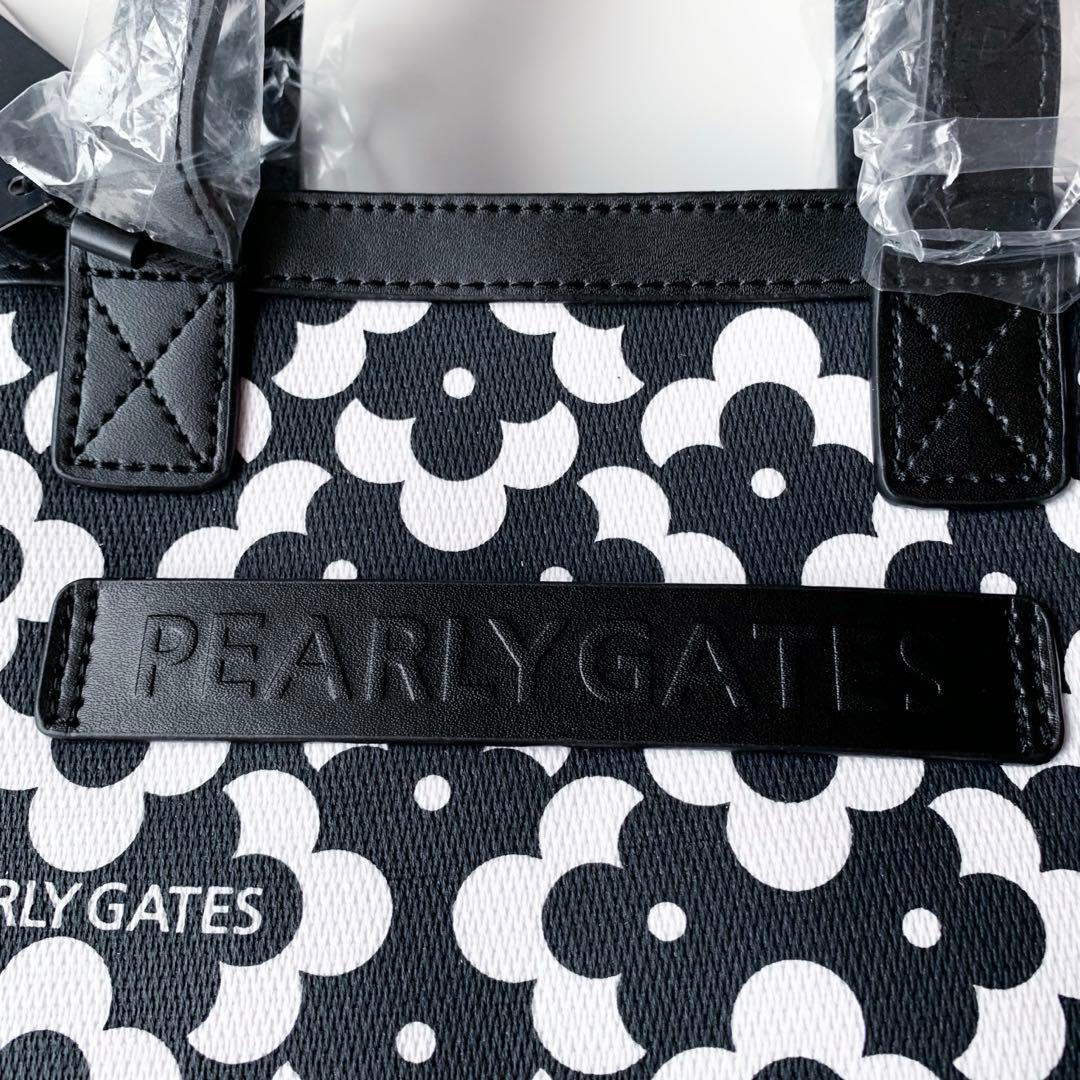 パーリーゲイツ PEARLY GATES カートバッグ フラワー ジオメトリック