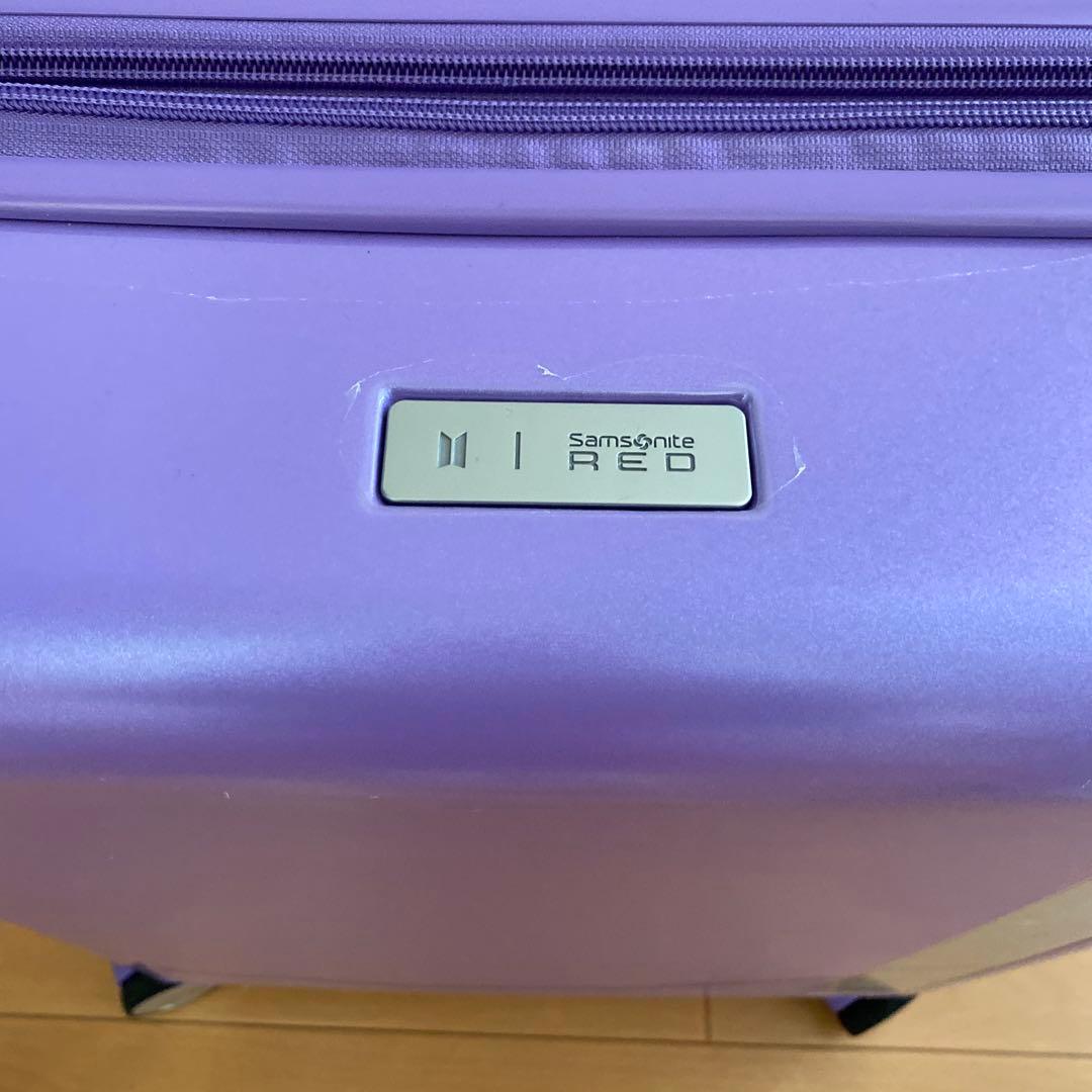 BTS Dynamite Samsonite RED スピナー45