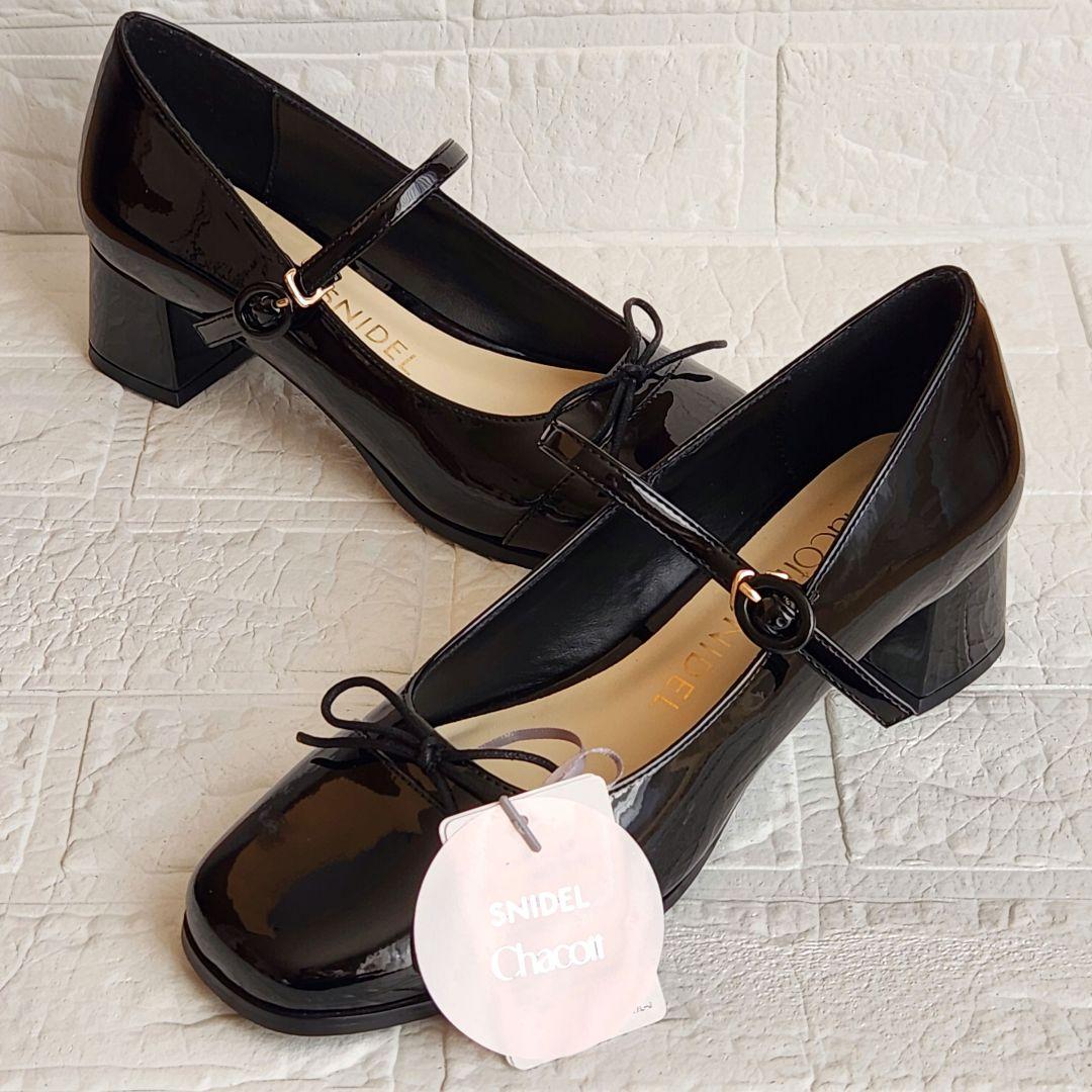 【✨新品✨】コラボSNIDEL×Chacott メリージェーン 黒 Lサイズ